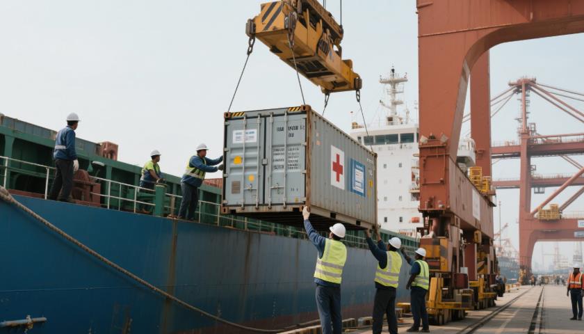 散貨船海運拼箱
