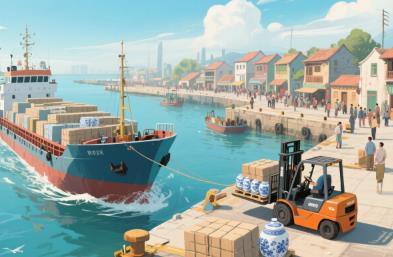 上海散雜船助力瓷器跨國運(yùn)輸新路徑