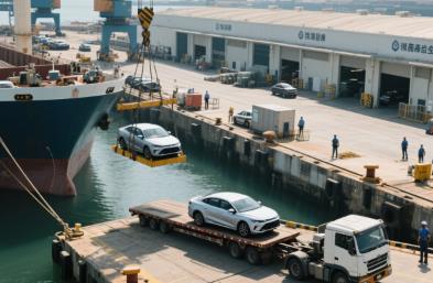 上海散貨船公司憑何成為汽車進出口貿(mào)易跨國運輸?shù)膱詫嵑＿\后盾